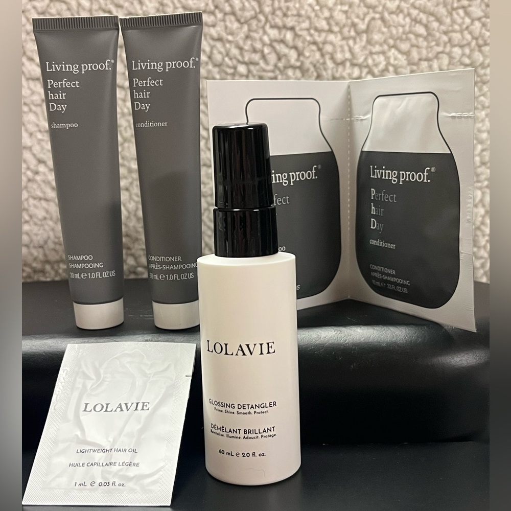 Lolavie & Living Proofs Hair Samples